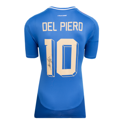 Alessandro Del Piero gesigneerd Italië shirt 2024-25