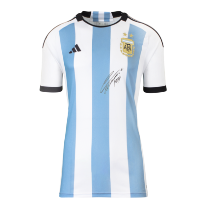 Lautaro Martinez gesigneerd Argentinië shirt 2022