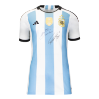 Icons Lautaro Martinez gesigneerd Argentinië shirt 2022
