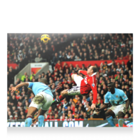 Icons Wayne Rooney gesigneerde Manchester United foto