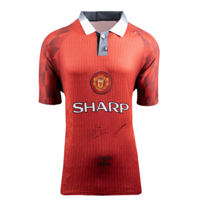Alex Ferguson gesigneerd Manchester United shirt 1996-98