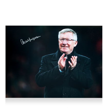 Alex Ferguson gesigneerde Manchester United foto
