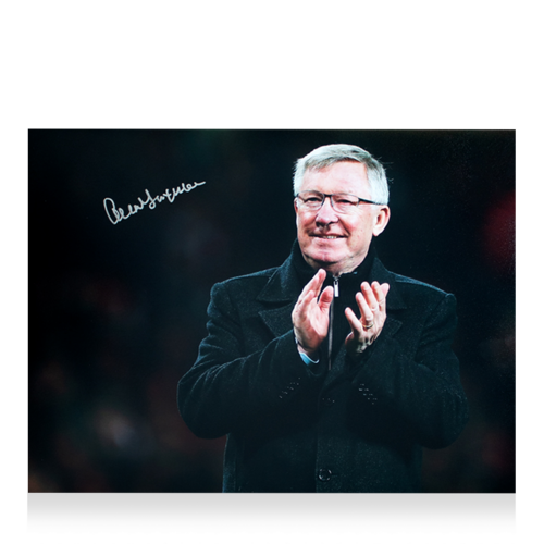 Icons Alex Ferguson gesigneerde Manchester United foto
