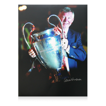 Alex Ferguson gesigneerde Manchester United foto