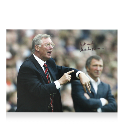Alex Ferguson gesigneerde Manchester United foto