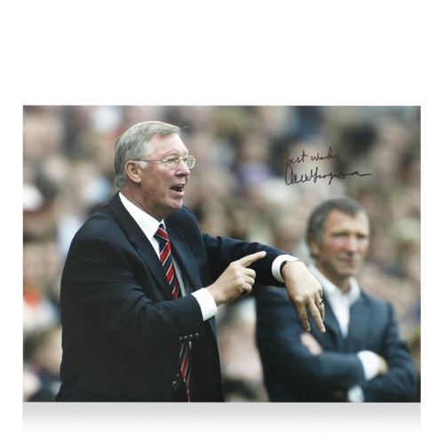 Icons Alex Ferguson gesigneerde Manchester United foto