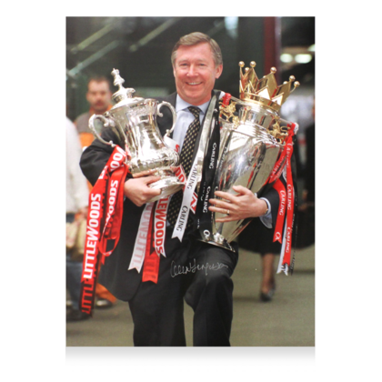 Alex Ferguson gesigneerde Manchester United foto 1996