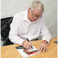 Icons Alex Ferguson gesigneerd Manchester United programmaboekje