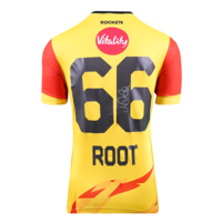 Icons Joe Root gesigneerd Trent Rockets shirt