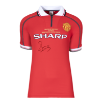 Icons Paul Scholes gesigneerd Manchester United shirt 1999