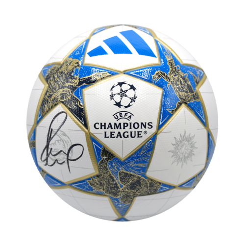 Icons Paul Scholes gesigneerde voetbal