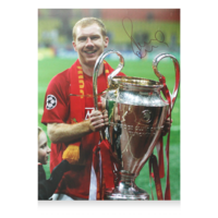 Icons Paul Scholes gesigneerde Manchester United foto 2008
