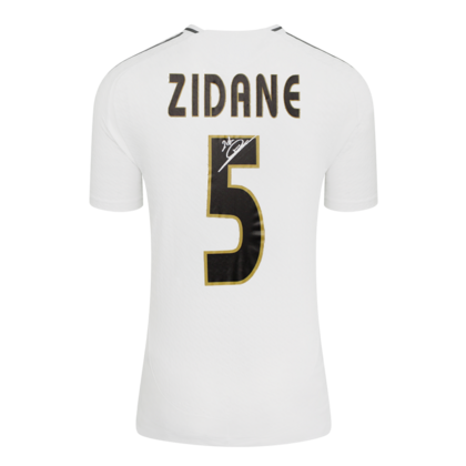 Zinedine Zidane gesigneerd Real Madrid CF shirt 2024-25