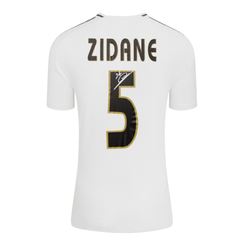 Icons Zinedine Zidane gesigneerd Real Madrid CF shirt 2024-25
