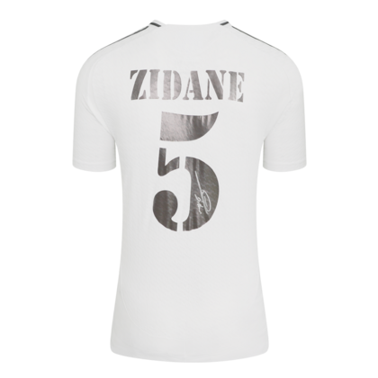 Zinedine Zidane gesigneerd Real Madrid CF shirt 2024-25