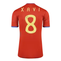 Icons Xavi gesigneerd Spanje shirt 2010