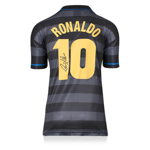 Icons Ronaldo gesigneerd Internazionale shirt 1998