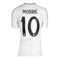 Icons Luka Modric gesigneerd Real Madrid CF shirt 2024-25