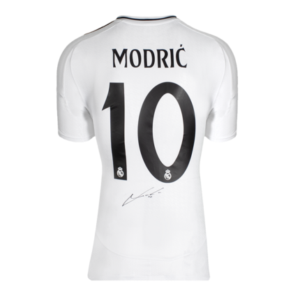 Luka Modric gesigneerd Real Madrid CF shirt 2024-25