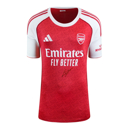 Icons Ethan Nwaneri gesigneerd Arsenal shirt 2025-26