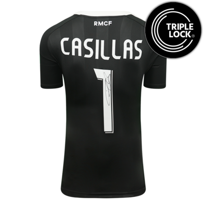 Iker Casillas gesigneerd Real Madrid CF shirt 2025-26
