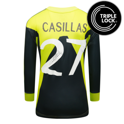 Iker Casillas gesigneerd Real Madrid CF shirt