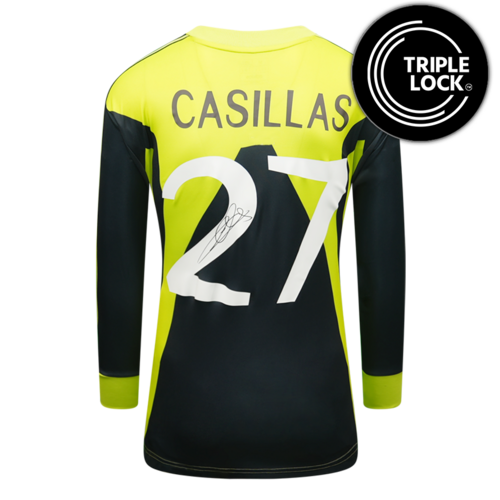 Icons Iker Casillas gesigneerd Real Madrid CF shirt