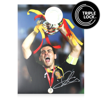 Iker Casillas gesigneerde Spanje foto 2008