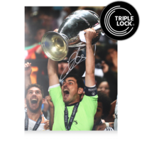 Icons Iker Casillas gesigneerde Real Madrid CF foto 2014
