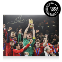 Icons Iker Casillas gesigneerde Spanje foto 2010