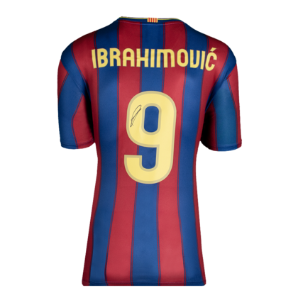Zlatan Ibrahimovic gesigneerd FC Barcelona shirt 2009-10
