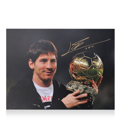 Lionel Messi gesigneerde FC Barcelona foto 2010