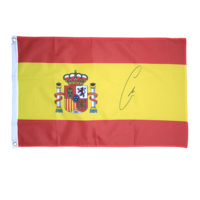 Icons Carlos Alcaraz gesigneerde vlag