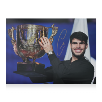 Icons Carlos Alcaraz gesigneerde foto 2024