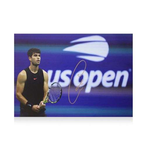 Icons Carlos Alcaraz gesigneerde foto 2024