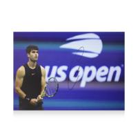 Icons Carlos Alcaraz gesigneerde foto 2024