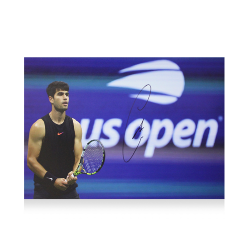 Icons Carlos Alcaraz gesigneerde foto 2024