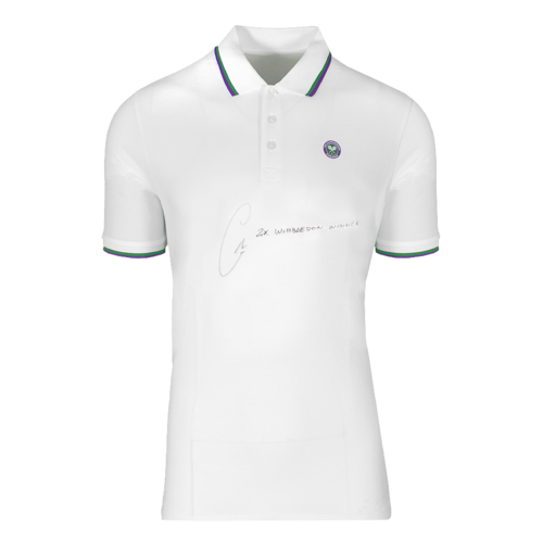 Icons Carlos Alcaraz gesigneerd Wimbledon Polo shirt