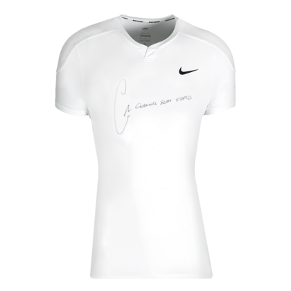 Carlos Alcaraz gesigneerd Nike Advantage shirt