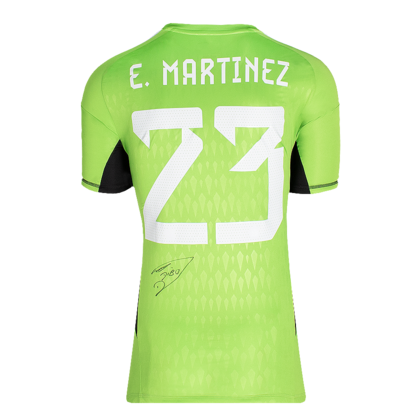 Emiliano Martinez gesigneerd Argentinië shirt 2022