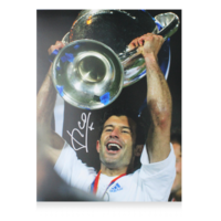Icons Luis Figo gesigneerde Real Madrid foto 2002