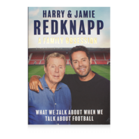 Icons Harry en Jamie Redknapp gesigneerd boek