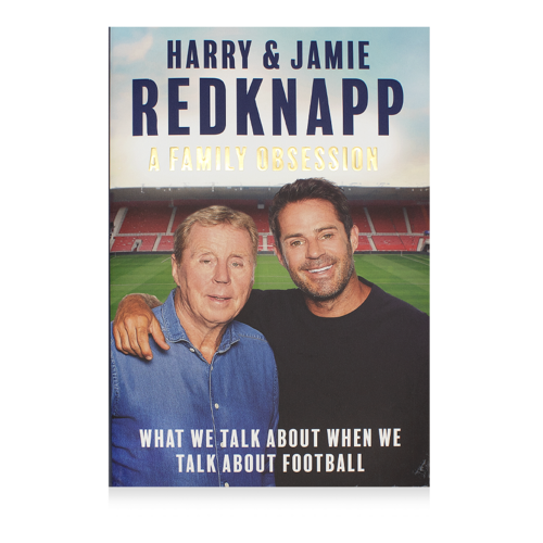 Icons Harry en Jamie Redknapp gesigneerd boek