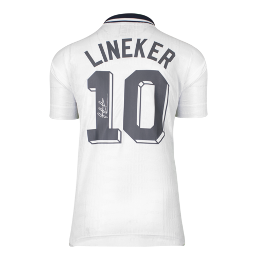 Icons Gary Lineker gesigneerd Tottenham Hotspur shirt 1991