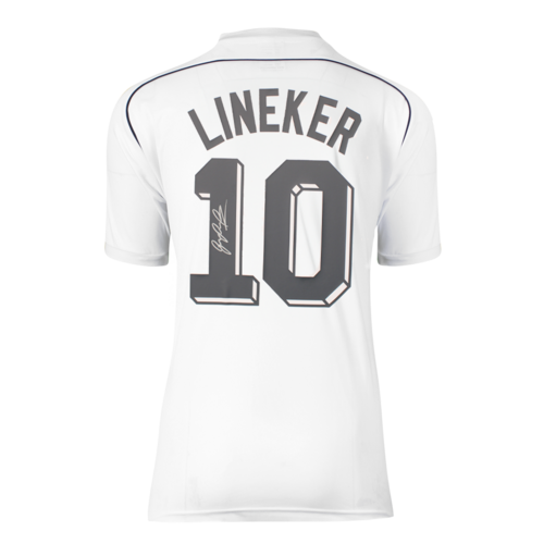 Icons Gary Lineker gesigneerd Tottenham Hotspur shirt 1986