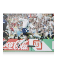 Icons Paul Gascoigne gesigneerde Engeland foto
