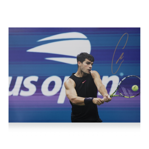 Icons Carlos Alcaraz gesigneerde Photo foto 2024