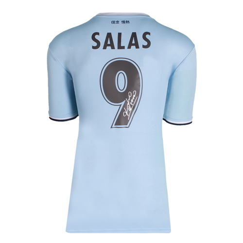 Icons Marcelo Salas gesigneerd Lazio Roma shirt