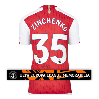 Oleksandr Zinchenko gesigneerd Arsenal shirt 2023-24
