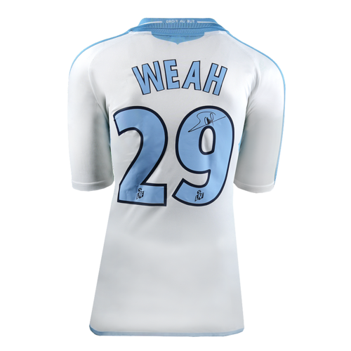 Icons George Weah gesigneerd Olympique Marseille shirt 2000-01